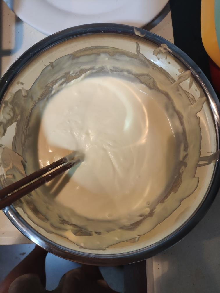 什么都有就是没有面粉的生胴版奶油芝士蛋糕的做法 步骤4