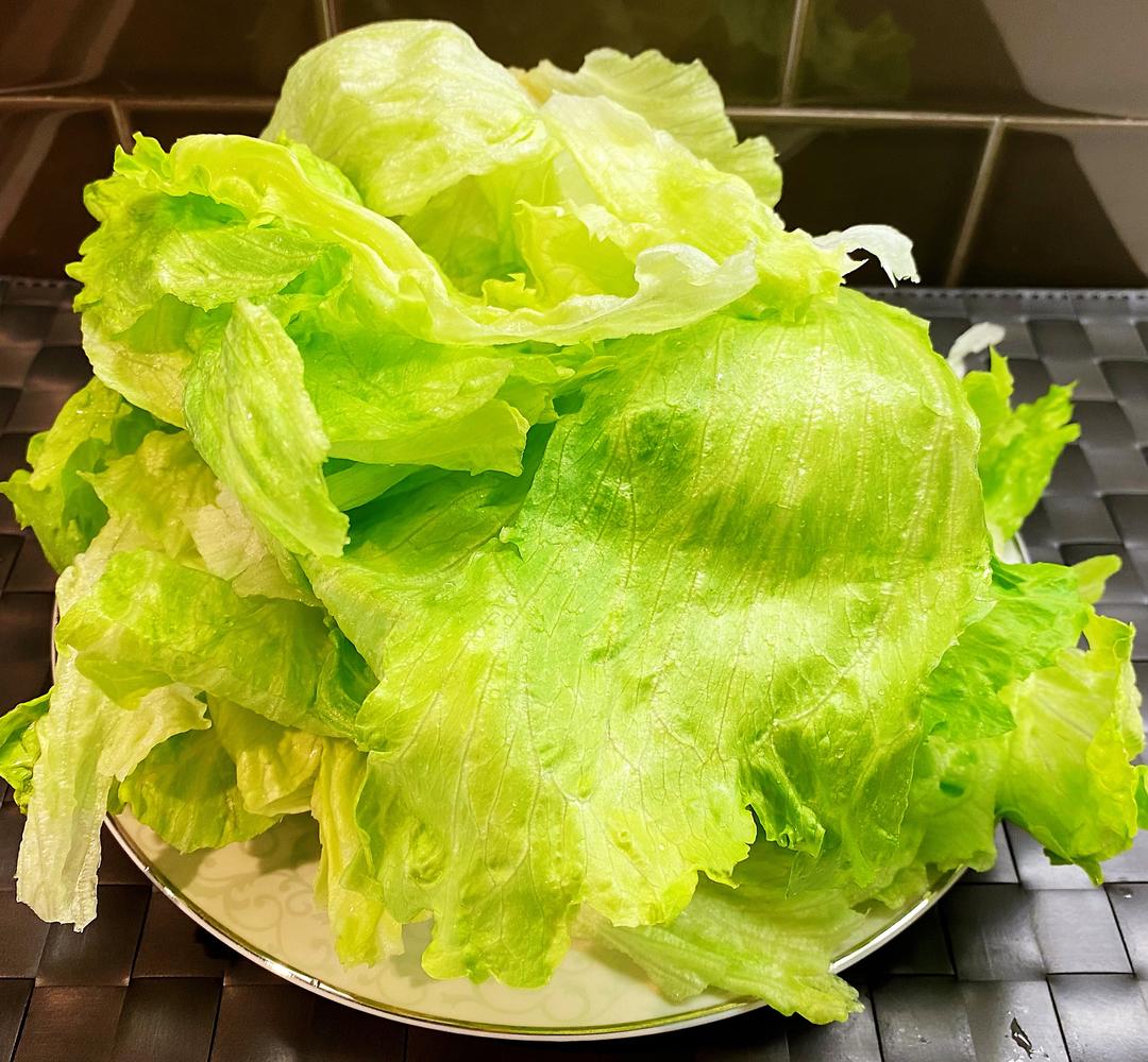 家庭版韩式生菜包肉,自制韩式烤肉酱,放心省银子.