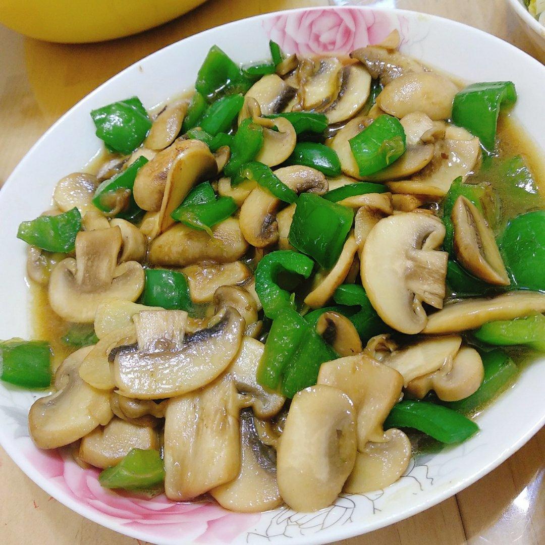肉食系少女做的极好吃滴小炒口蘑