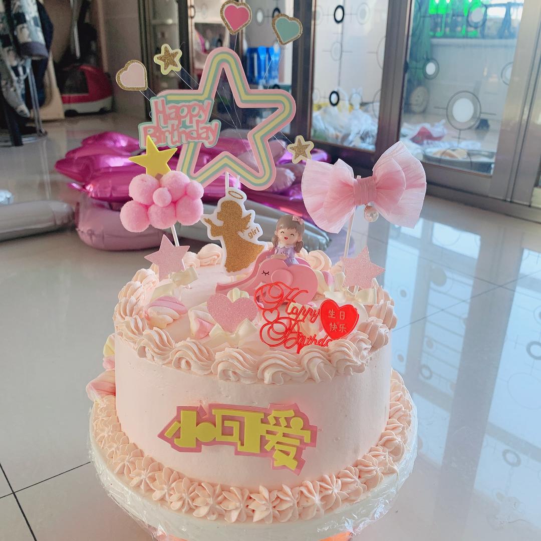 蛋糕 女孩生日蛋糕          小宝3周岁生日蛋糕～ 个人留存