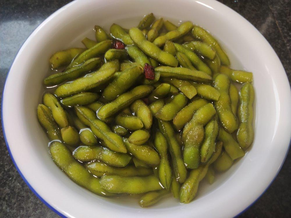 煮毛豆#
