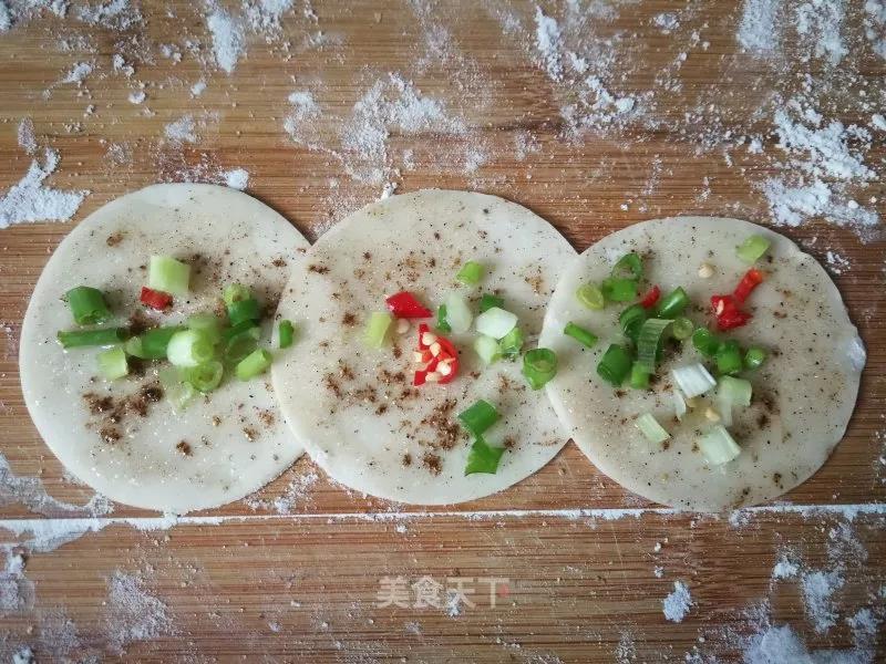 饺子皮葱油饼