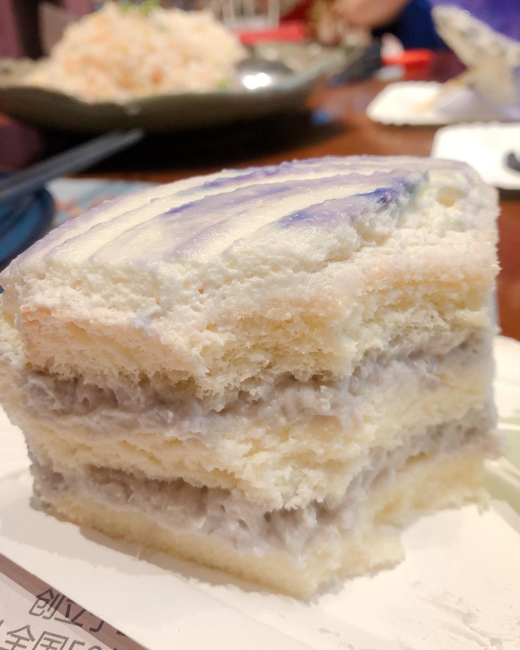 好吃到犯规做的仿台湾不二家的真芋头蛋糕tarocake