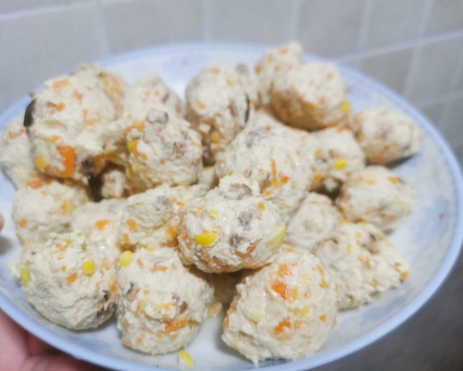 阿毛的美食日记—(3)鸡肉丸子的做法