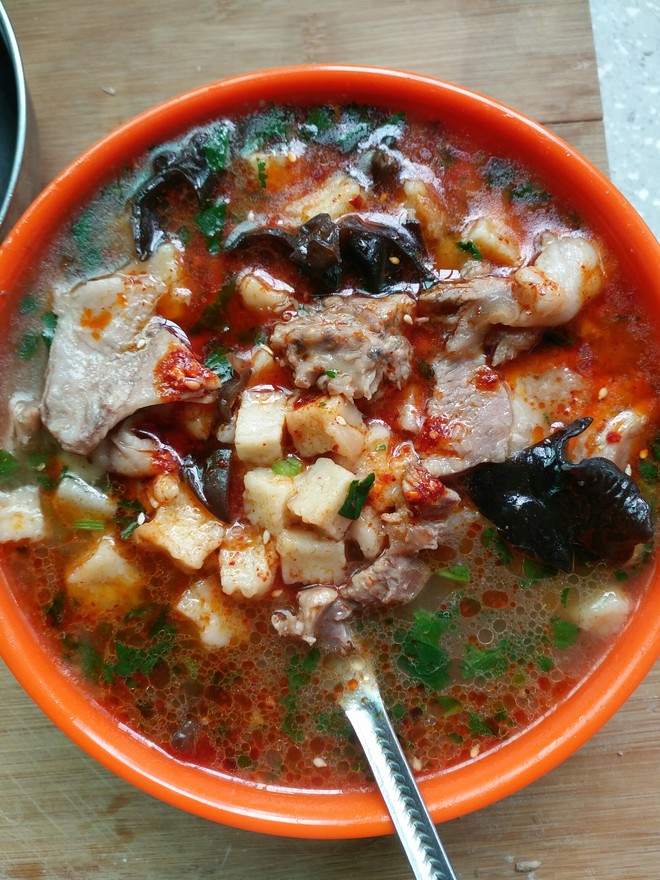羊肉泡馍(煮馍)