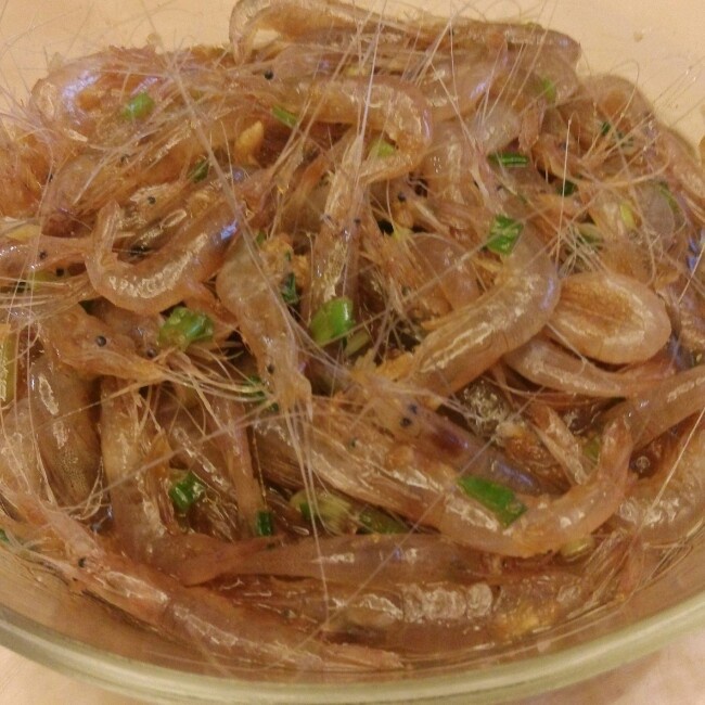 皮蛋1985做的炝虾