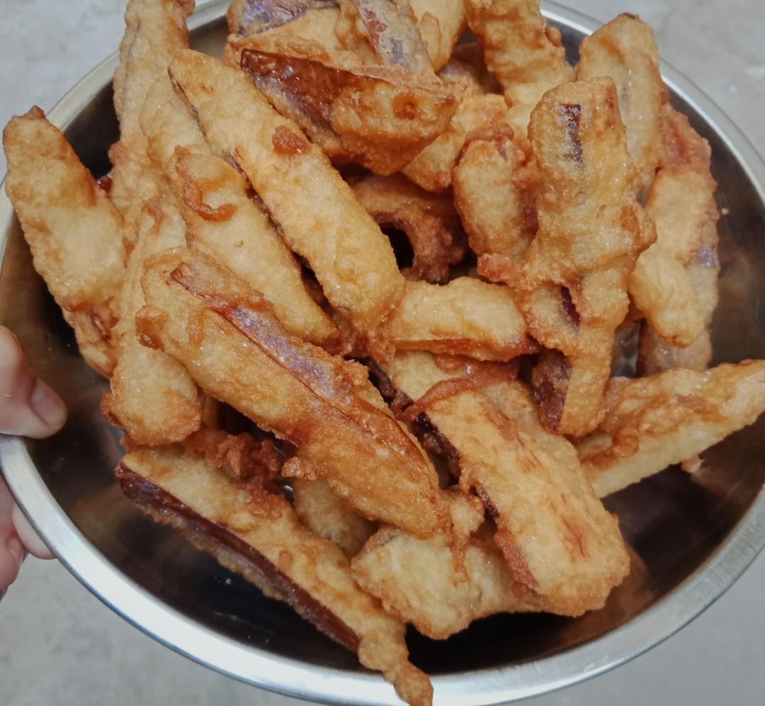 旭儿妈咪做的炸茄条