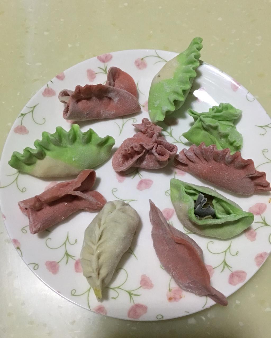 冰棍1964做的9款五彩缤纷の花式蒸饺