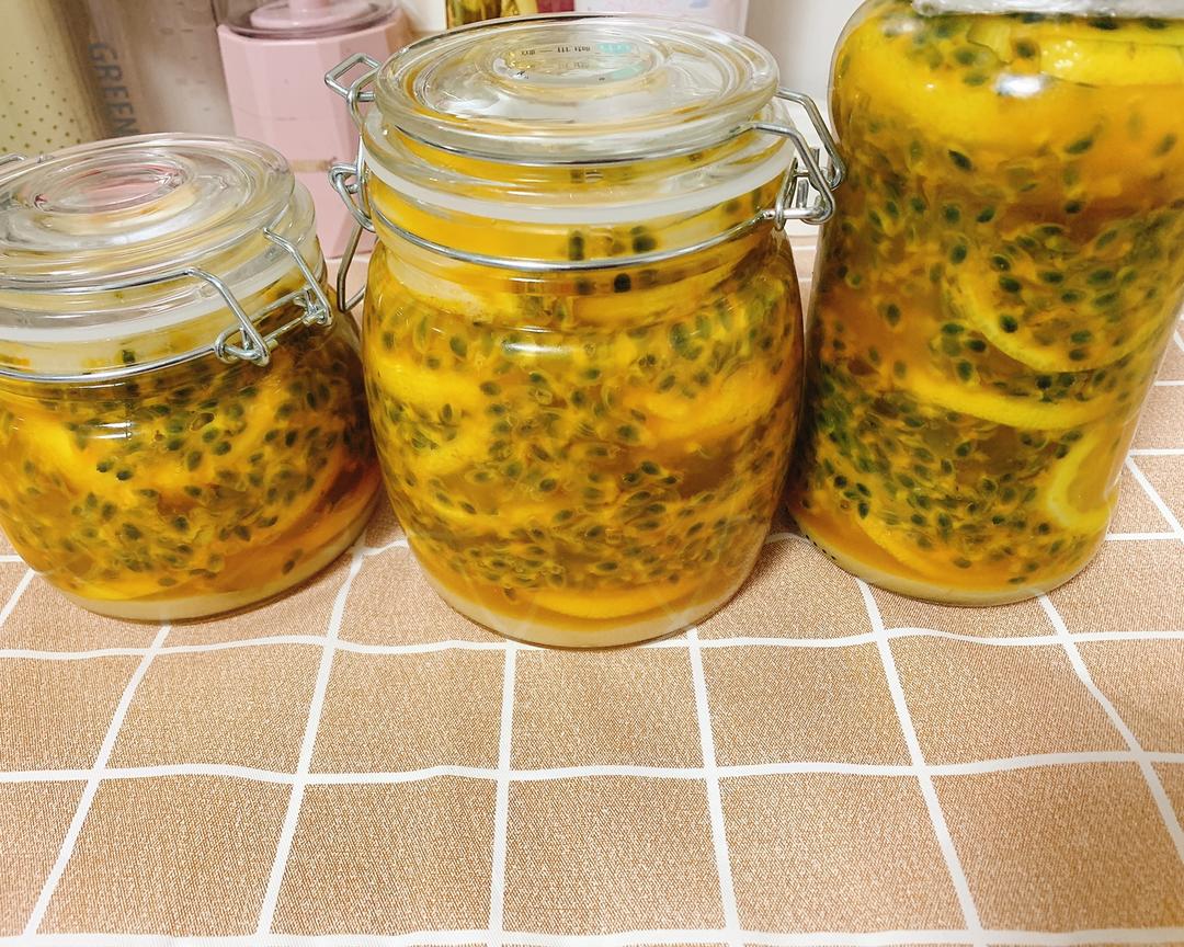 柠檬蜂蜜百香果