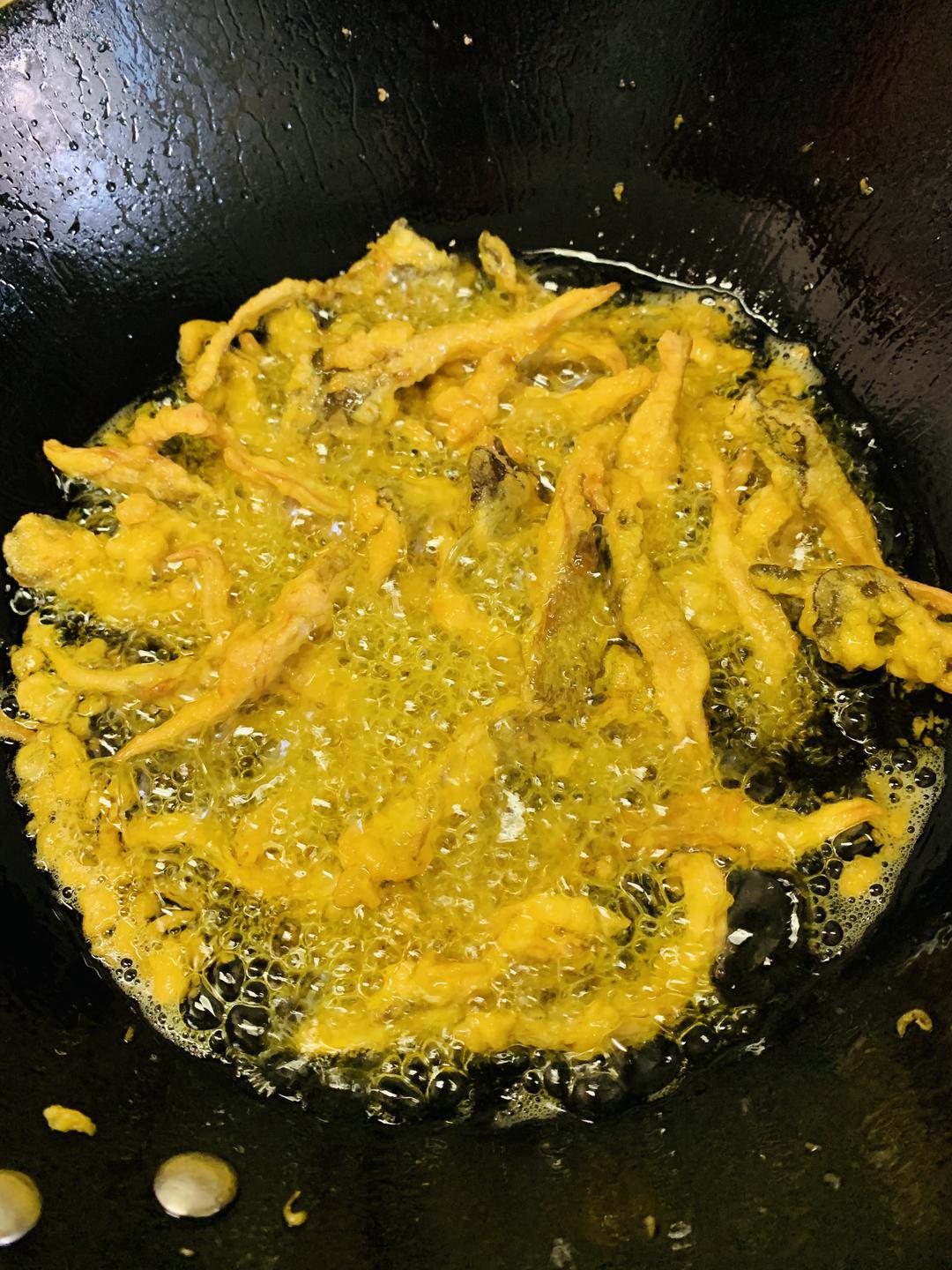 软炸鲜蘑