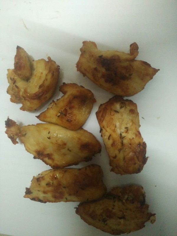 v胸肉无胸肉油鸡减脂增肌(胸肉炸锅)2550712634做的无油鸡空气减脂瘦脸了吃针一点打花生图片
