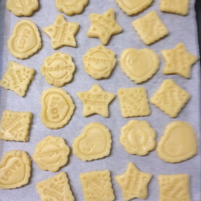 冰儿的风铃做的卡通黄油饼干