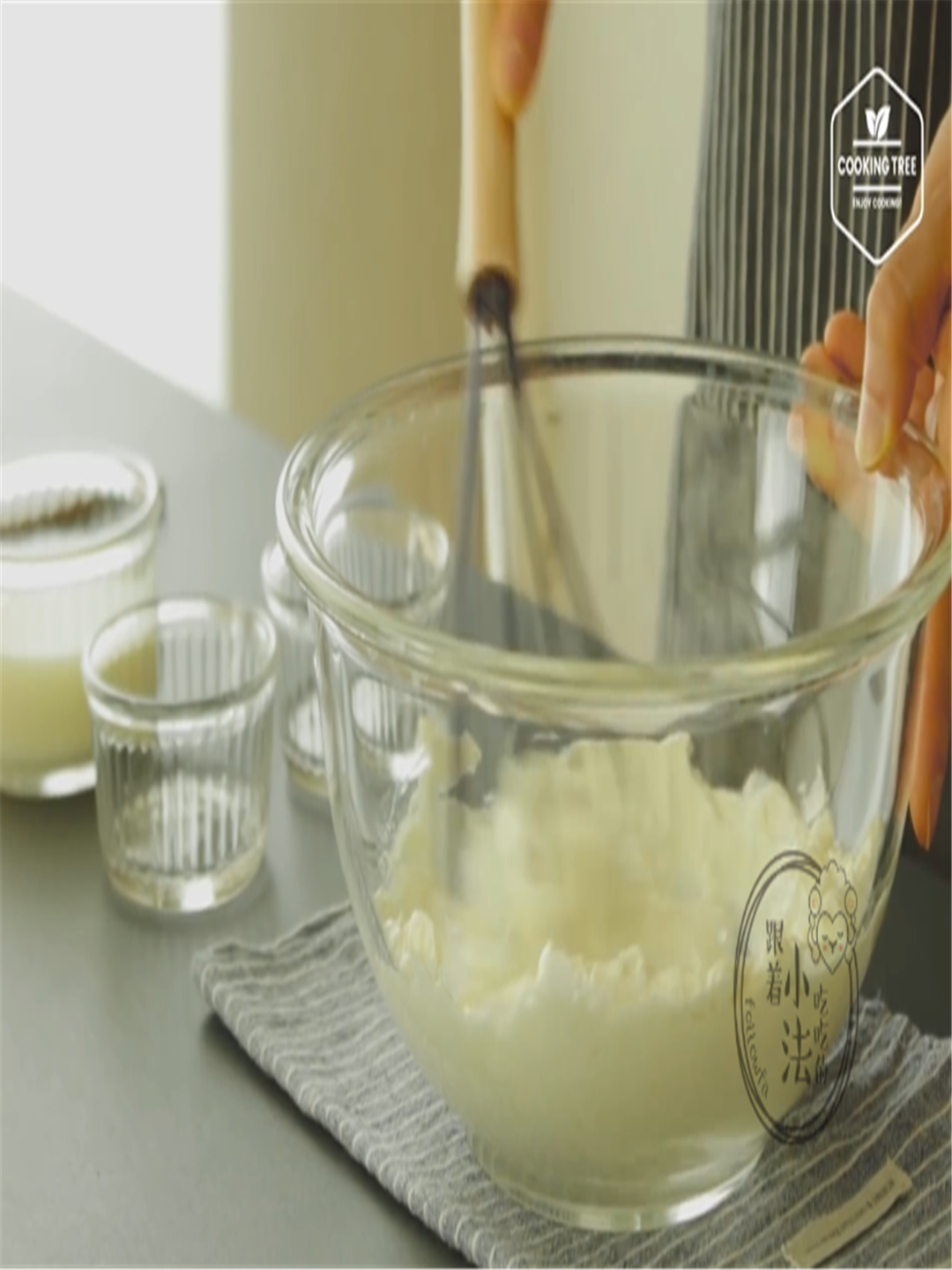 【leTao北海道双层芝士蛋糕,抹茶口味|cooking tree的做法视频_做法步骤】-制作