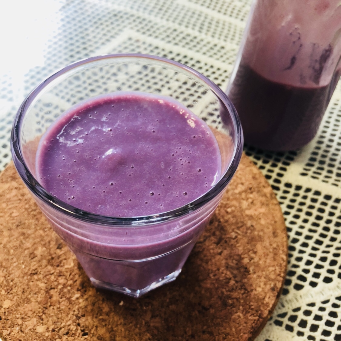 mizuu做的紫薯牛奶