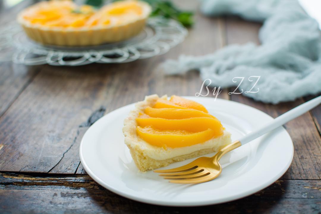 【清爽黄桃乳酪派的做法步骤图，怎么做好吃】施施小妆--ZZ-制作