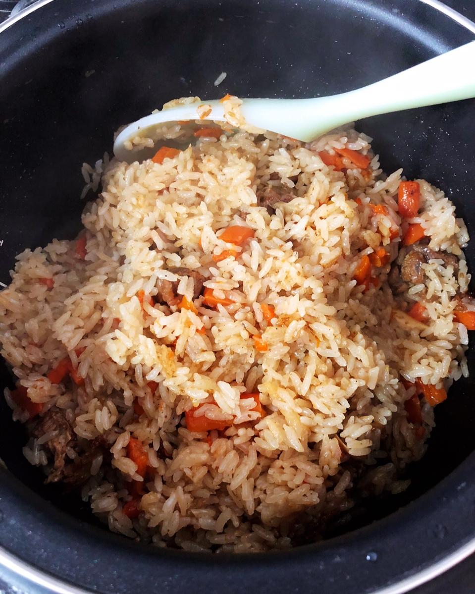 lisa-z做的电饭煲版手抓饭