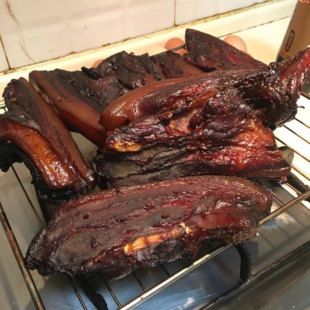 自制湖南烟熏腊肉的全部作品