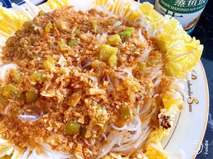简单营养|蒜蓉粉丝蒸娃娃菜的做法 步骤6