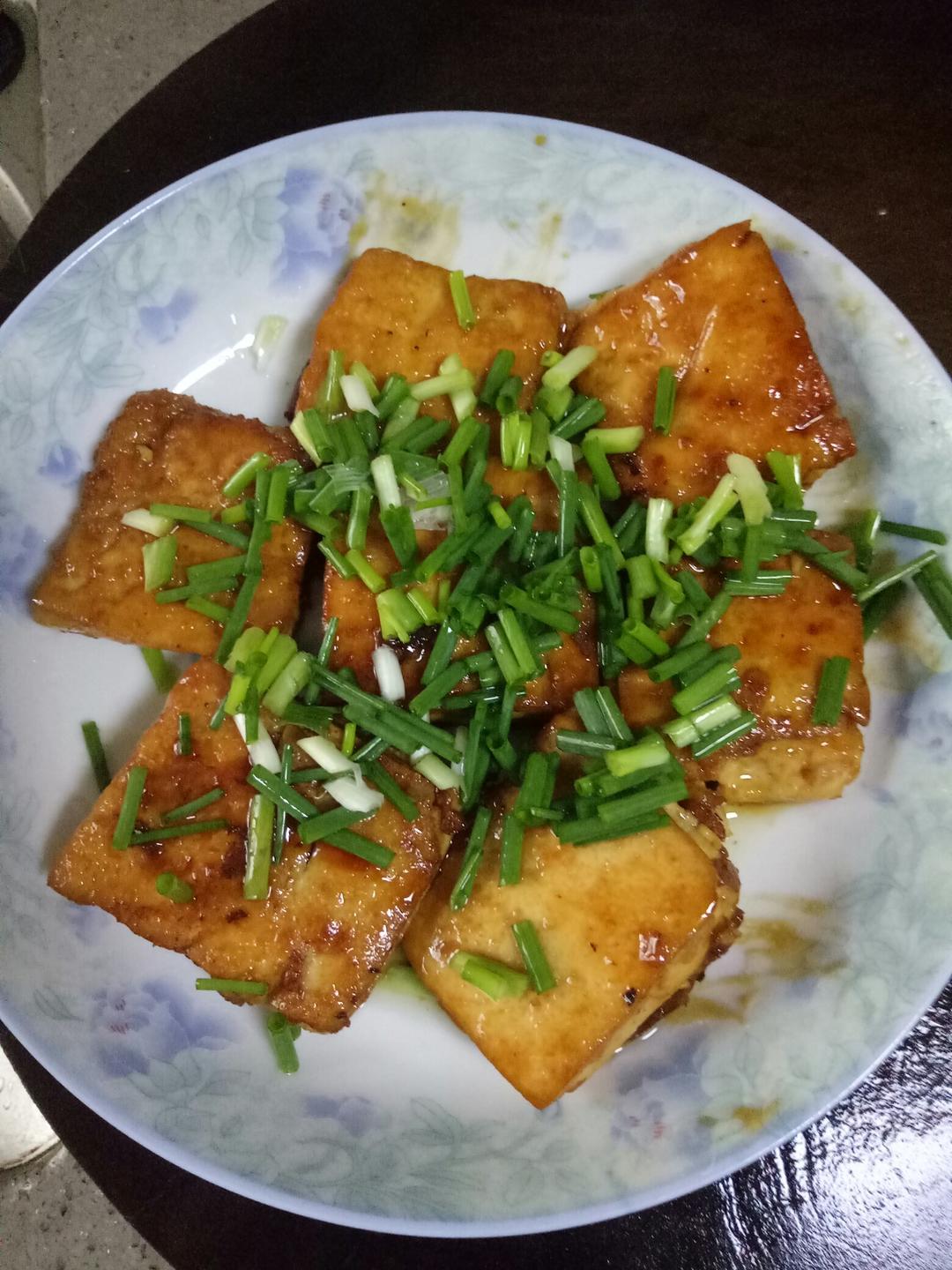 钰儿做的香煎豆腐