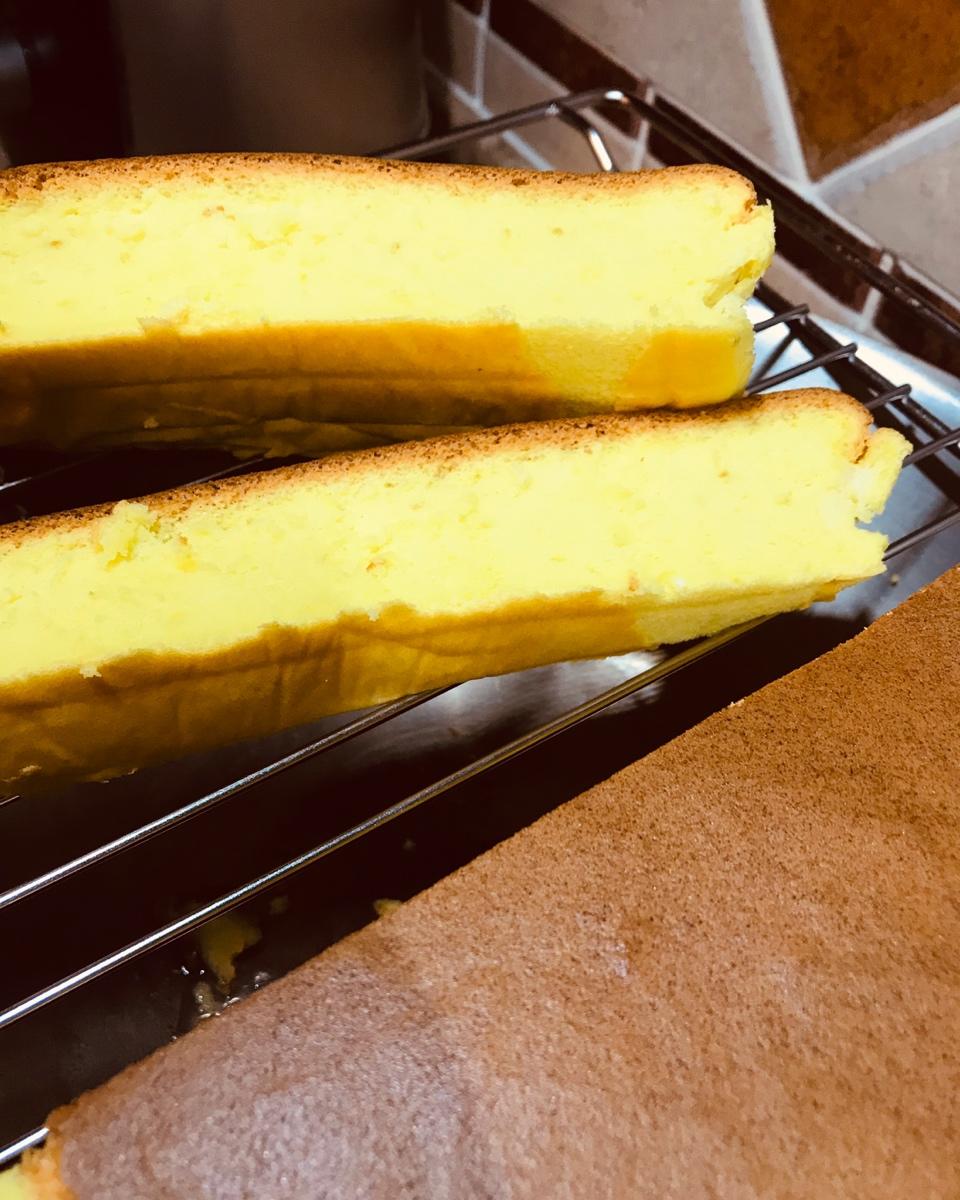 燃燃妈咪做的古早味蛋糕(水浴法)