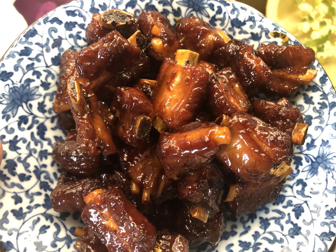 山狮菲妮做的糖醋排骨/糖醋小排(不放油)(12345口诀做出正宗上海本帮)