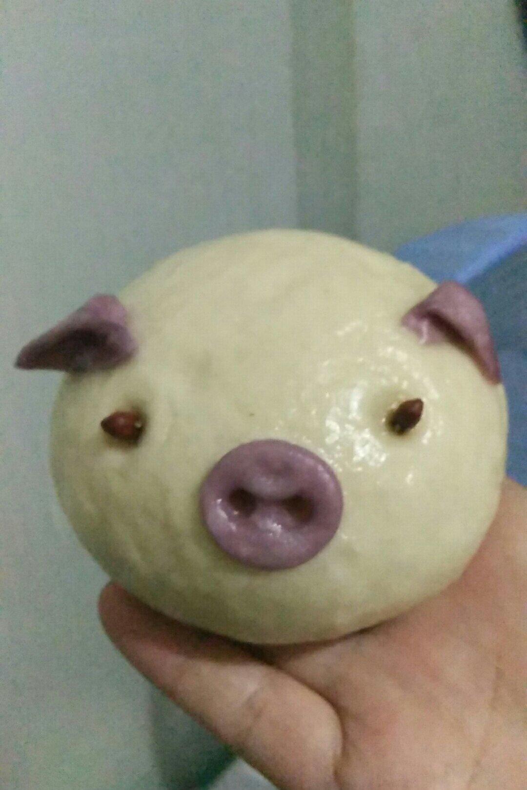 小梓宸做的搞怪卡通馒头