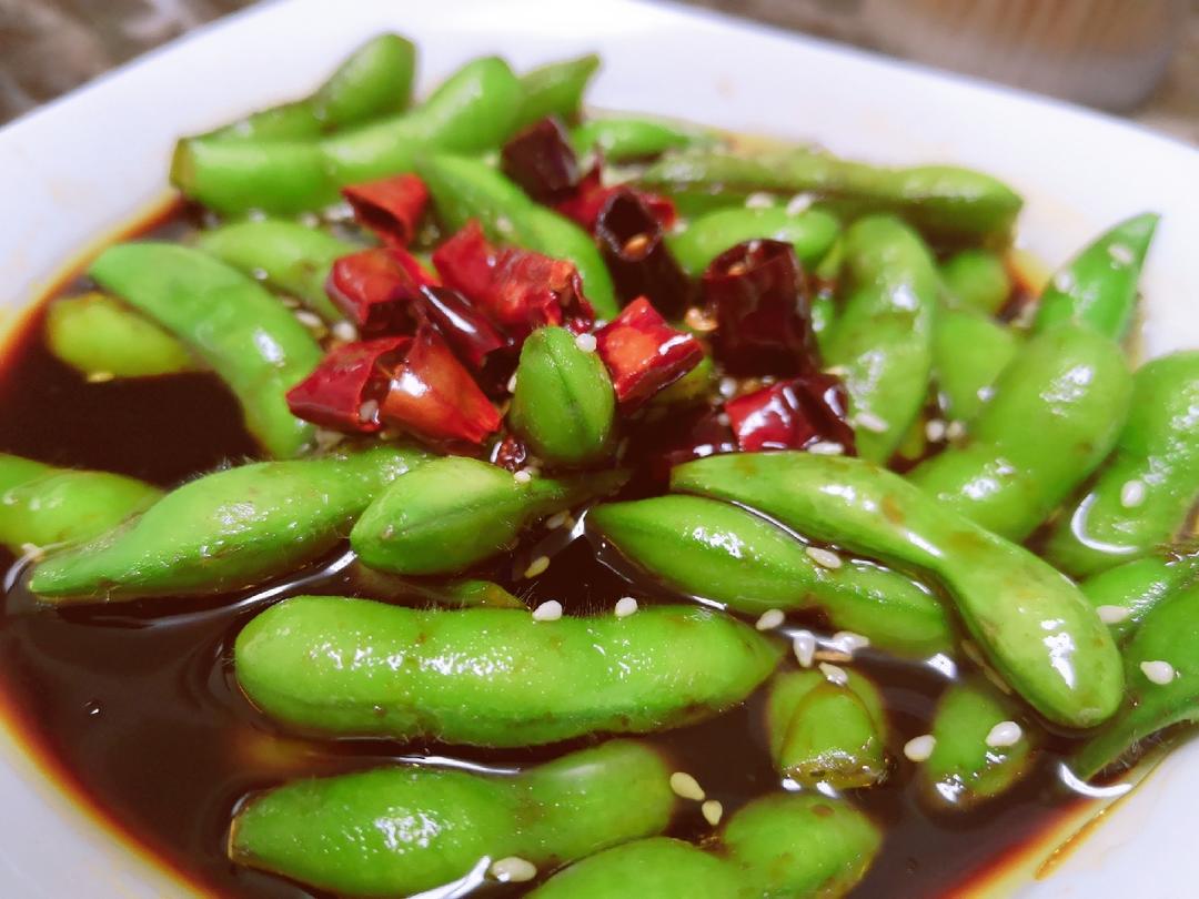 凉菜 捞汁毛豆