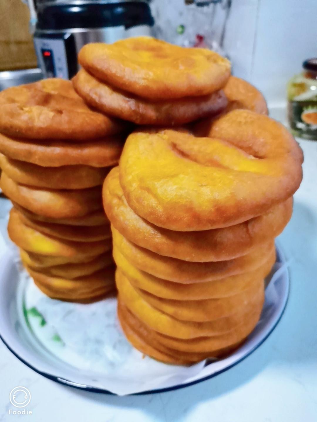 浅笑嫣然mm做的薯香油饼