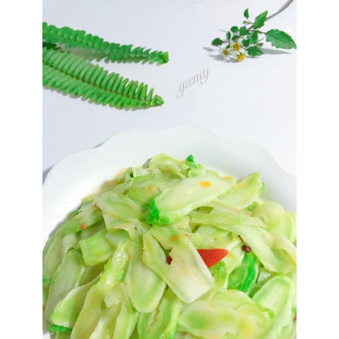 银杏玫瑰做的炝炒儿菜