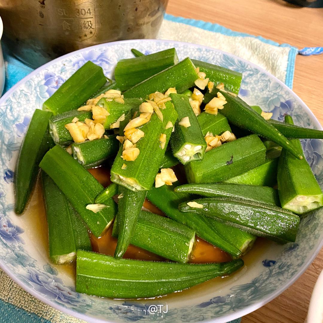 快手菜清炒秋葵