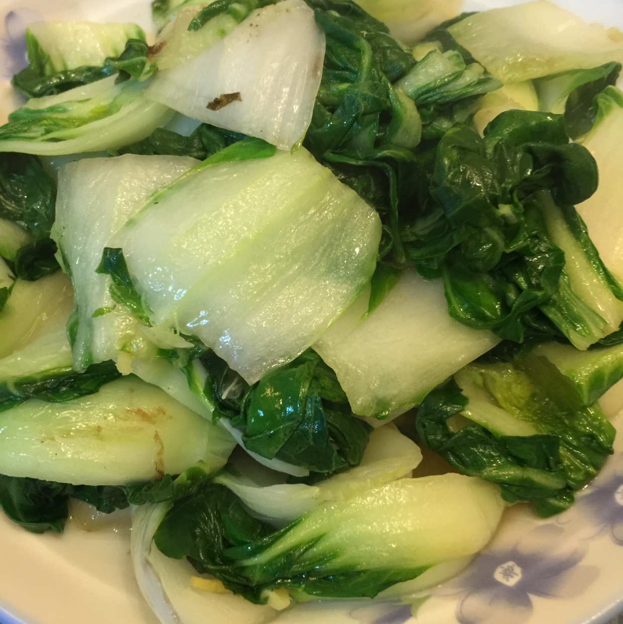 橱窗彼岸做的家常炒青菜