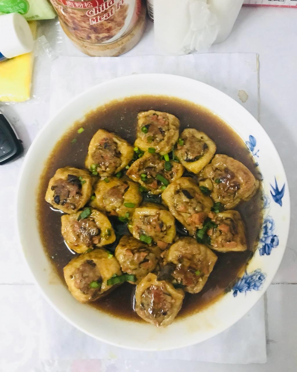 兵哥哥的金戈铁马做的酿豆腐泡