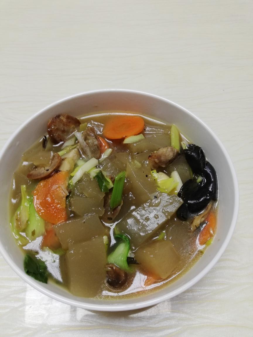 烩凉粉汤