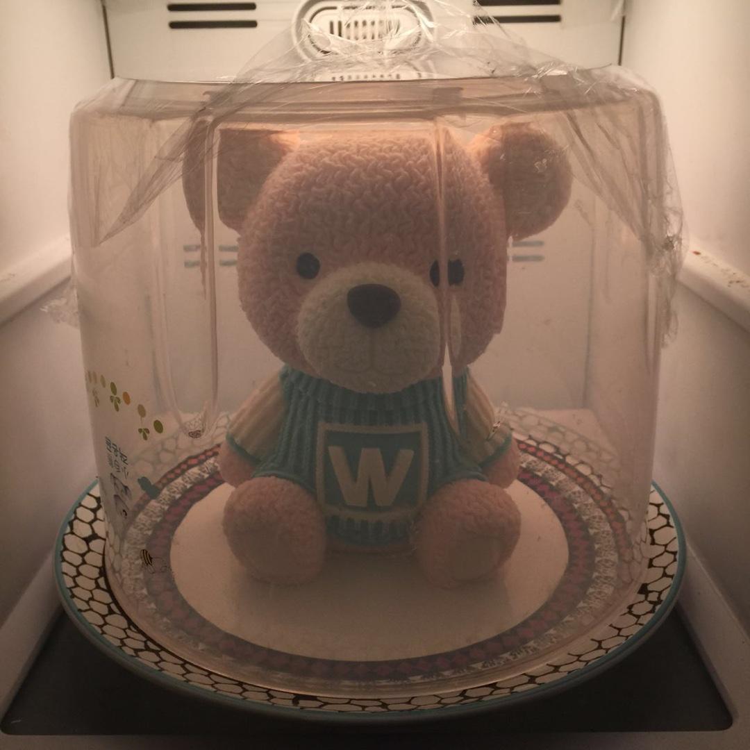 【安安4岁生日立体熊蛋糕的做法步骤图】麻麻猪-制作