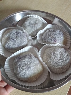 紫薯糯米果的做法 步骤10