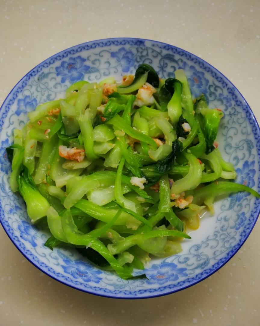 虾仁上海青(快手菜)的做法 步骤5
