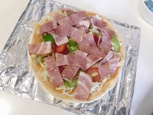 手抓饼版披萨的做法 步骤6