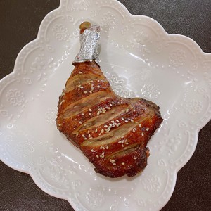 生酮版—蜜汁烤鸭腿的做法 步骤11