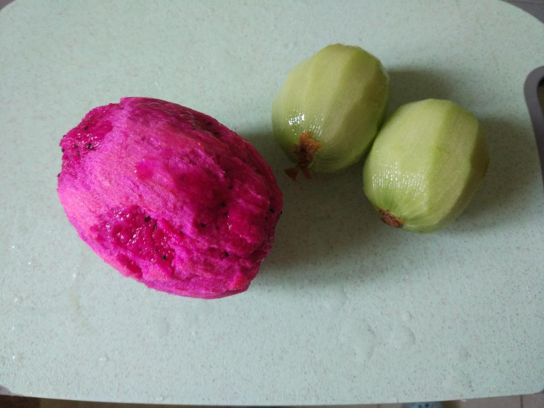 火龙果奇异果汁