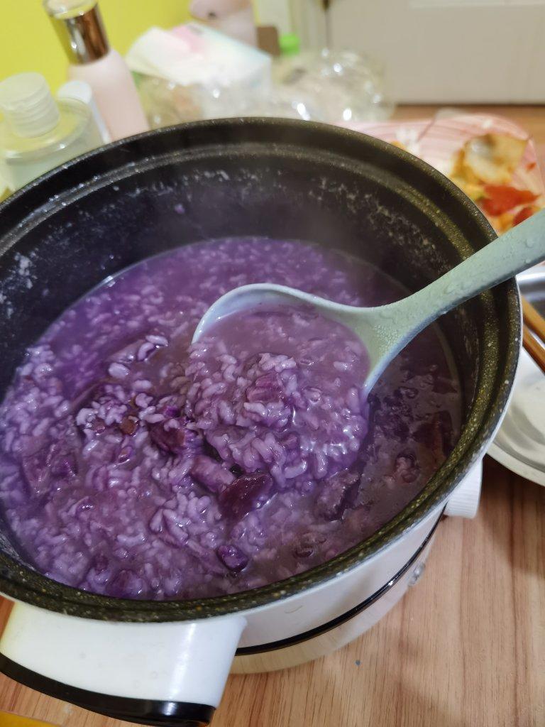 曲朗做的紫薯粥