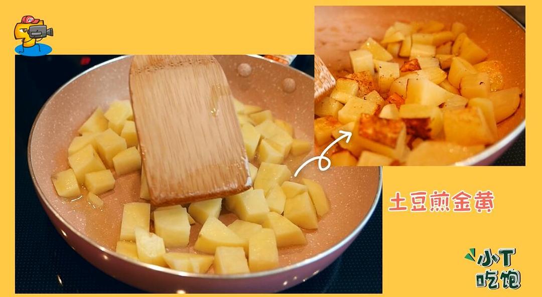 干煎土豆鸡胸肉:运动后的能量补给,怎么做都好吃