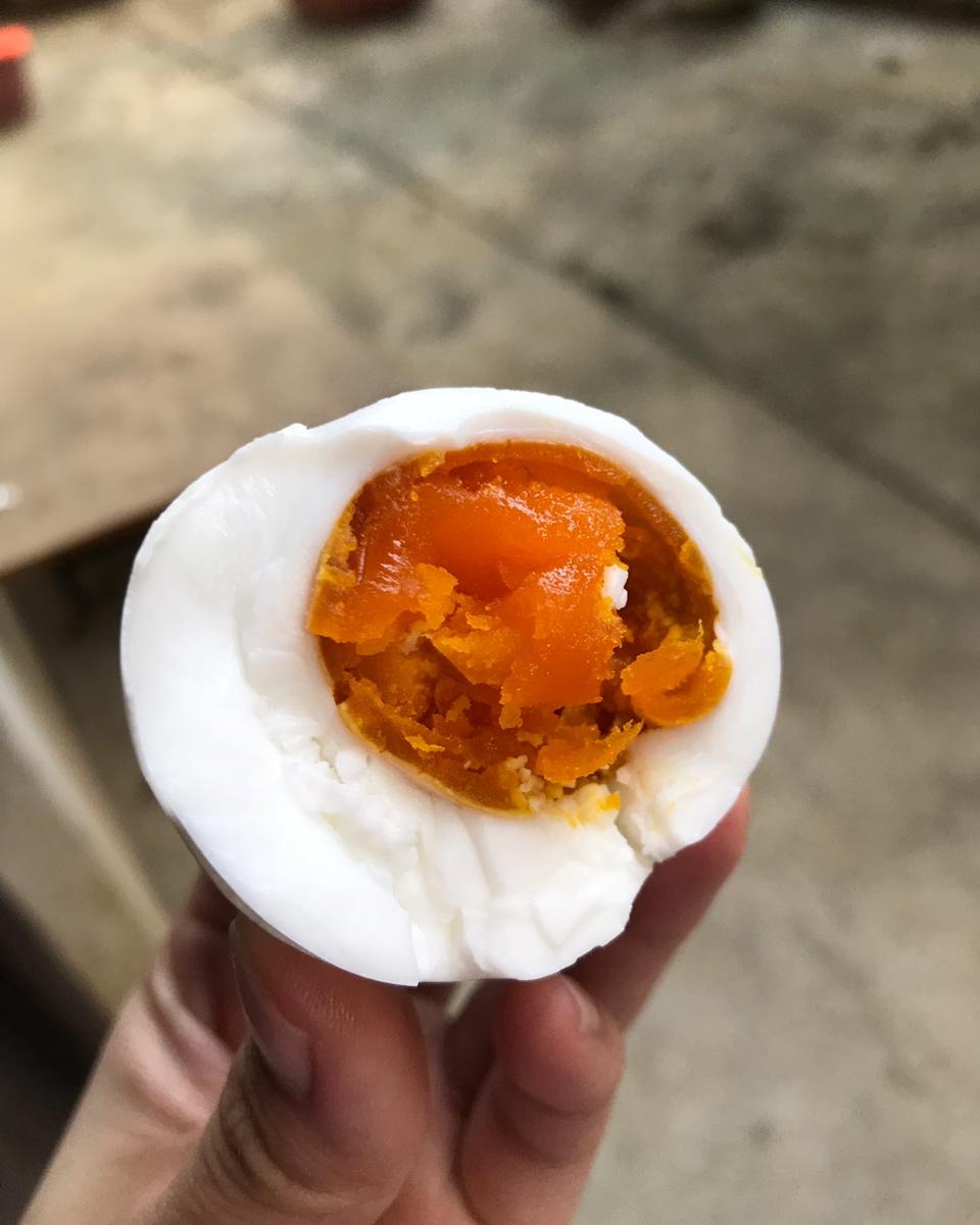 囍-754做的自制流油的咸鸭蛋