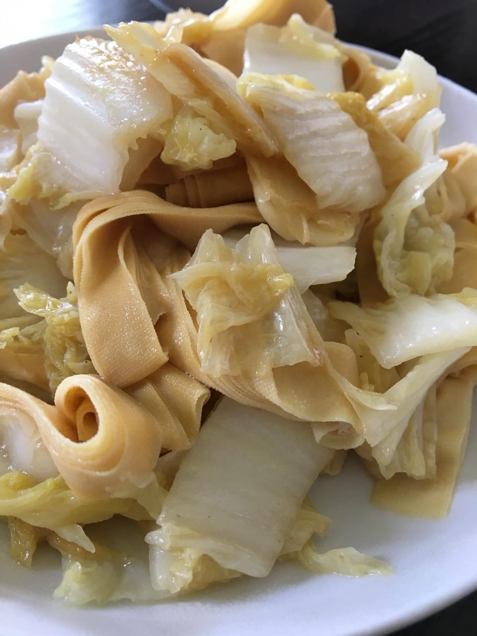小英子1983做的白菜炒干豆腐
