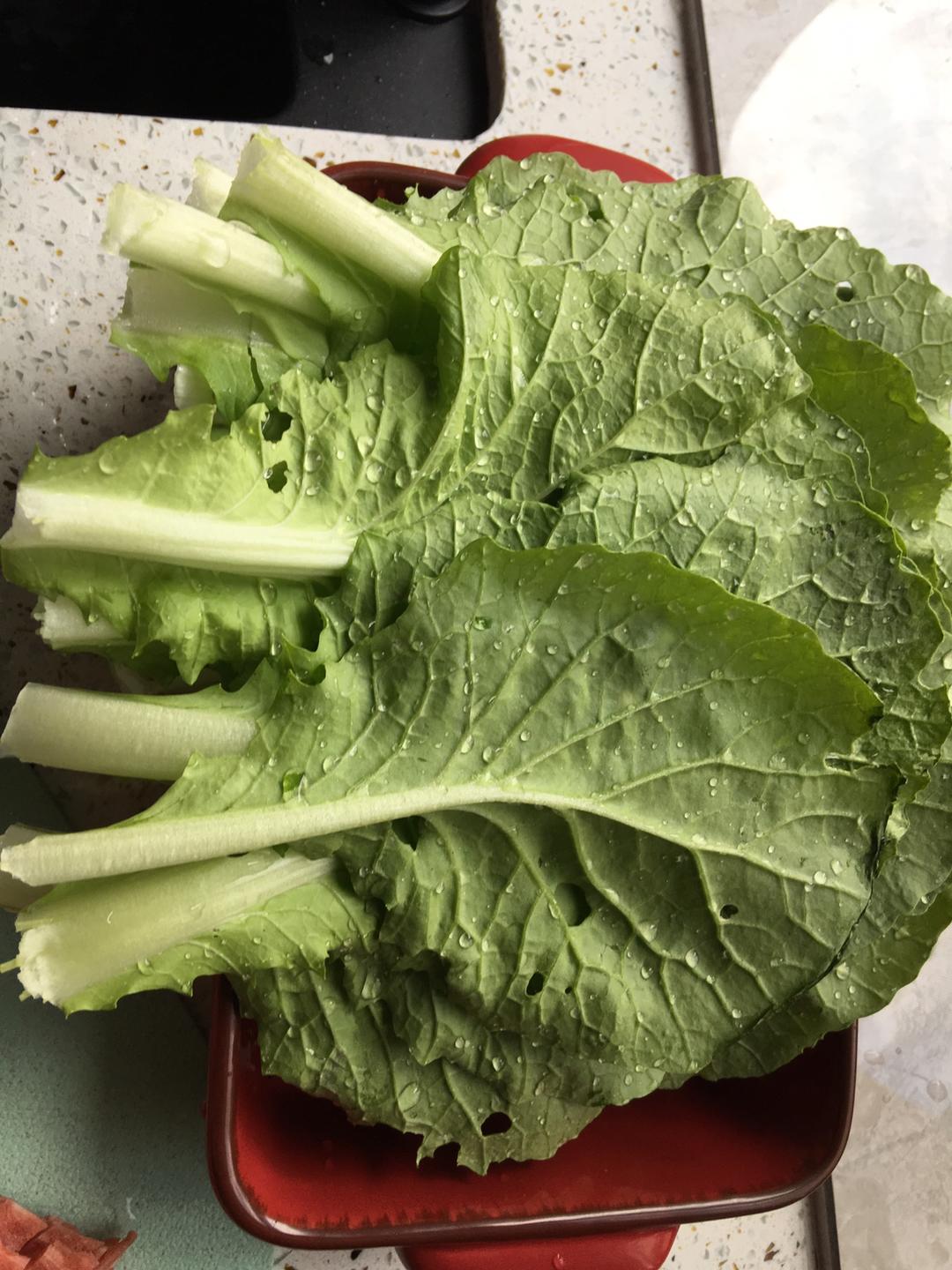 小白菜包饭的做法 步骤4