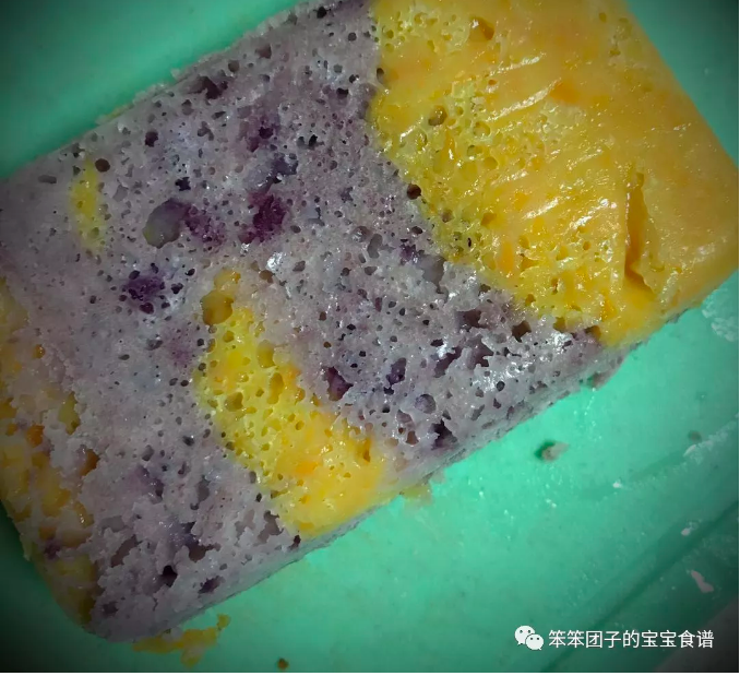 颜值与美味并存的紫薯南瓜发糕宝宝辅食食谱