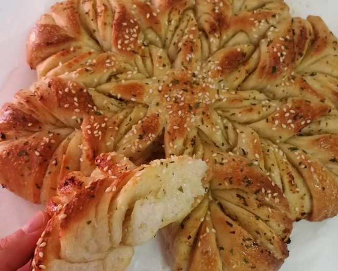 蒜香面包(冷藏发酵不需要麒麟臂手套膜)的做法