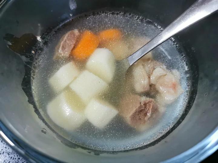wbmp做的山药炖羊肉(无油)
