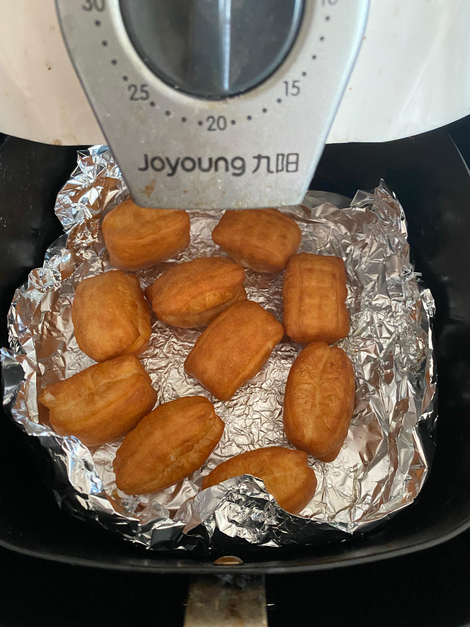 辛无一做的空气炸锅油条