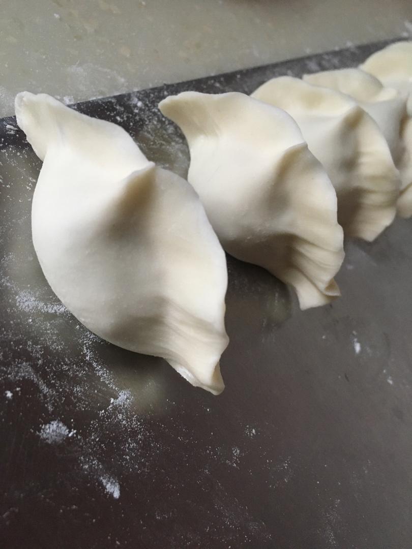 分享作品 可以开店的饺子大全3:素馅饺子 第一次做木鱼饺