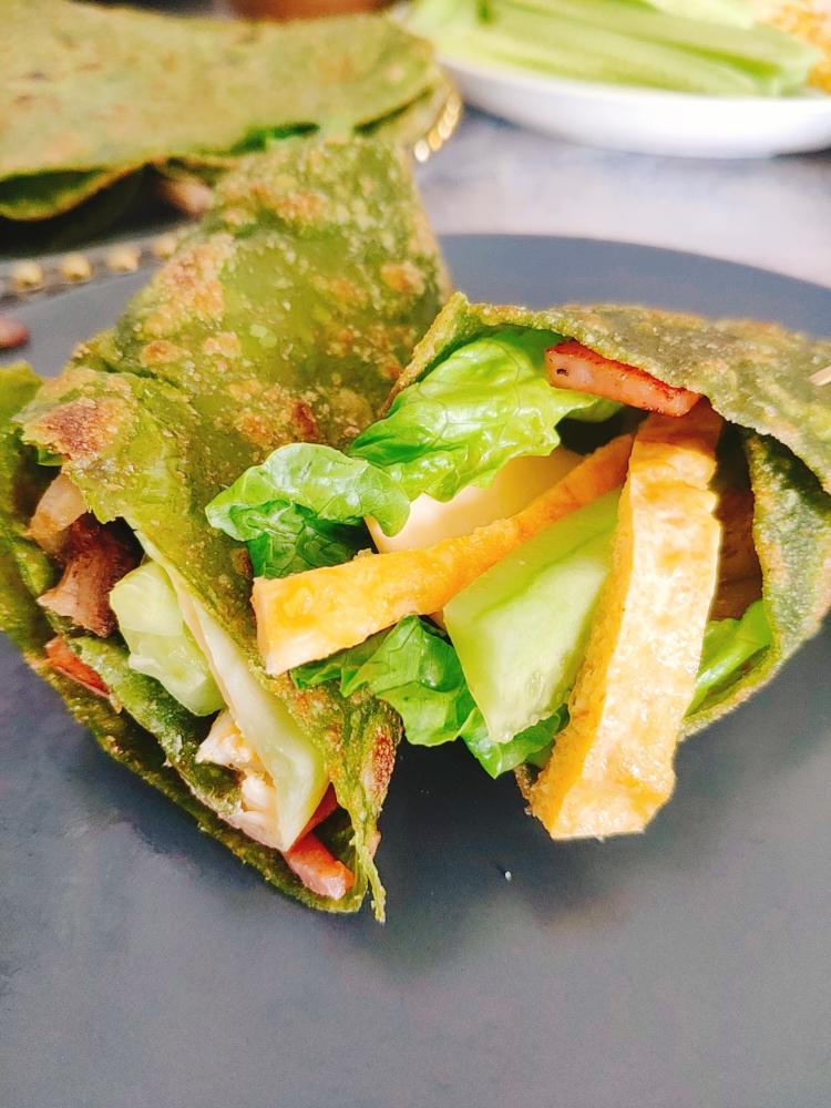 墨西哥卷饼 菠菜饼皮